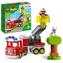 lego gaisrine - LEGO Duplo Ugniagesių automobilis 10969 - 2 nuotrauka
